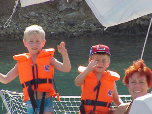 Sailing with children in Turkey